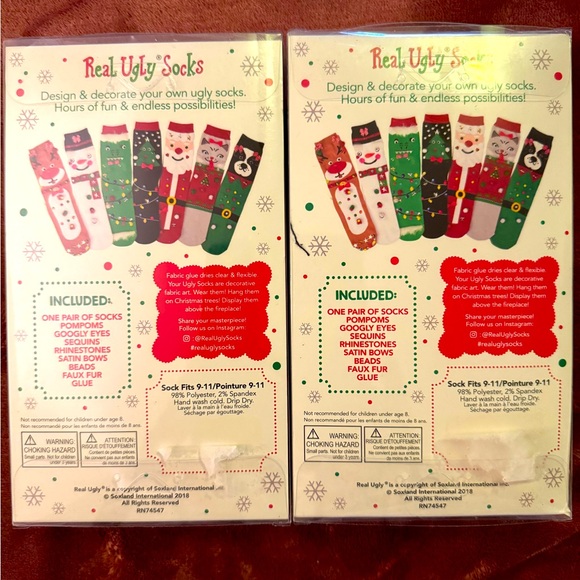 Design you’re own Real Ugly Socks - Picture 2 of 2